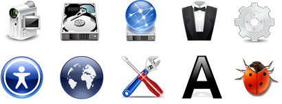 crystal icon set