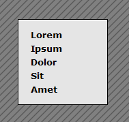menu in IE6