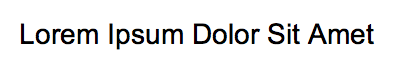 A headline sentence