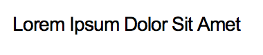 Letter-spaced headline sentence