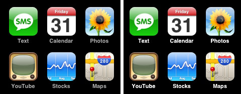 iphone contrast