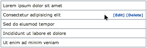 Hover controls