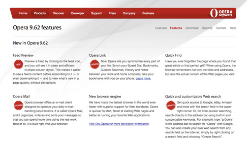 Operas website
