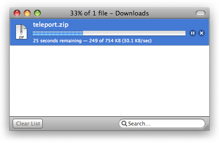 progress bar
