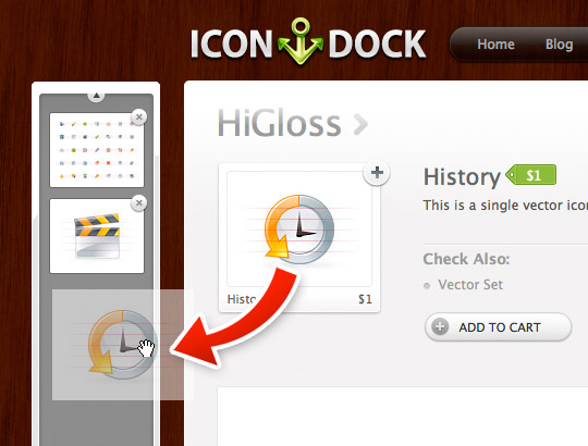 Icondocks shopping cart