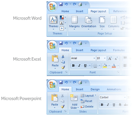 microsoft office ui