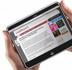 Tablet reader